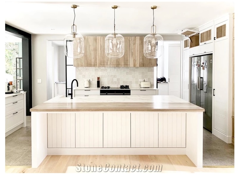 Neolith Calacatta Sintered Stone Kitchen Countertop