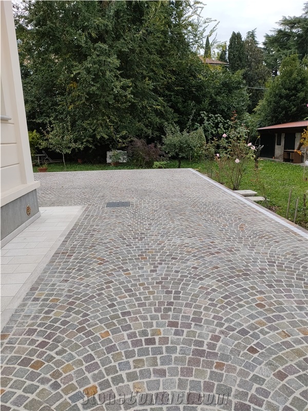 Porphyry Setts Cubes, Cobblestone, Pavers