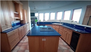 Blue Quartz Kitchen Countertops