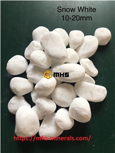 White Marble Pebble Tumbled