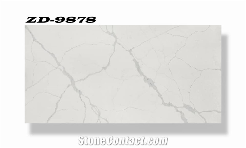 Calacatta Artificial Quartzite Slab Supplier Price