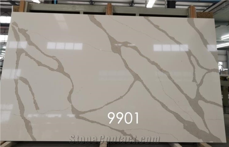Calacatta Artificial Quartzite Slab Supplier Quotation