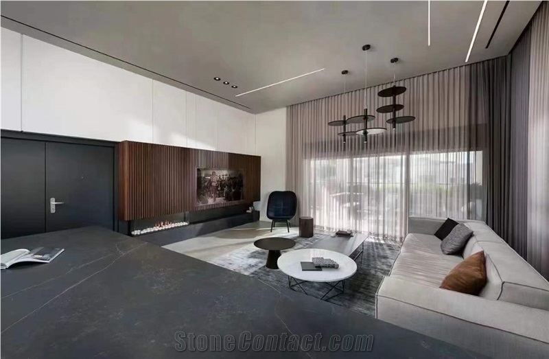 Honed Surface Quartz Flooring For Hotel