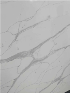Newest Calacatta Quartz Arrival Counter Top