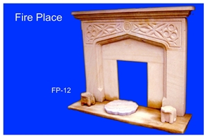Indoor Fireplace Made Of Natural Stone Indoor Fireplace Made Of Natural Stone