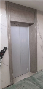 New Designs Of Engineered Marble Grey Wall Window