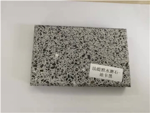 New Terrazzo Black Diamond Flooring Tile 600*600 800*800