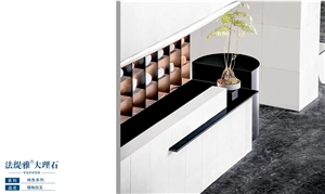 Pure Colors Artificial Marble For Bathroom Wall 