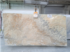 Honey Onyx Cross Cut Slabs