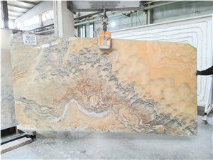 Honey Onyx Cross Cut Slabs