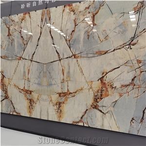 Artificial Blue Marble Porcelain Slab Wholesale Interior