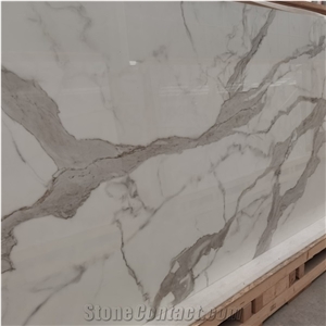 Artificial Calacatta Gold Marble Porcelain Slab 