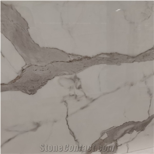 Artificial Calacatta Gold Marble Porcelain Slab 