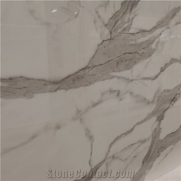 Artificial Calacatta Gold Marble Porcelain Slab 