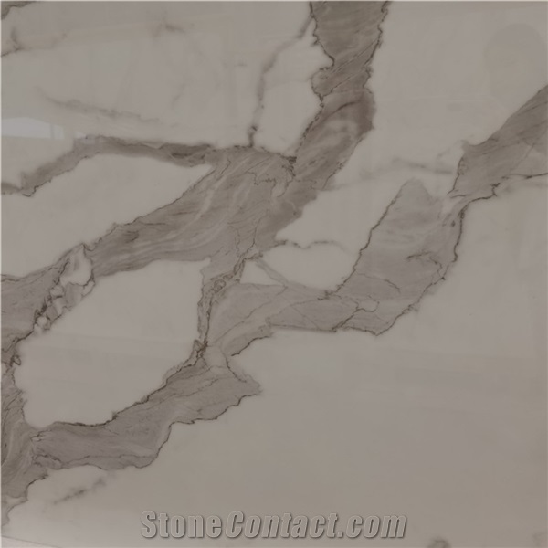 Artificial Calacatta Gold Marble Porcelain Slab 