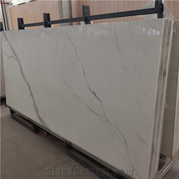 Artificial Stone Calaeatta White Porcelain Slab Wholesale 
