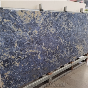 Blue Sintered Stone For Interior Home White Big Slab Blue Sintered Stone For Interior Home White Big Slab