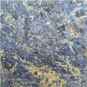 Blue Sintered Stone For Interior Home White Big Slab