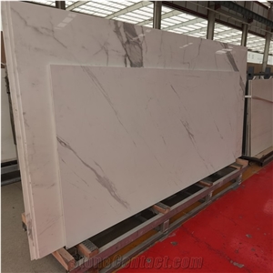 Porcelain Slab Artificial Calacatta Slab Tiles Decoration