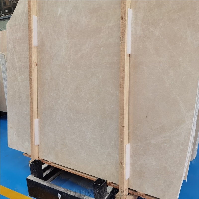 Aran White Beige Marble Slab Classic European Style