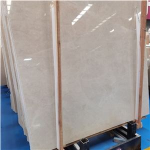 Aran White Beige Marble Slab Classic European Style