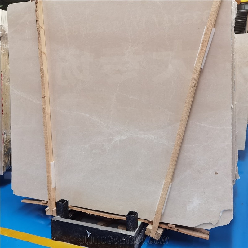 Aran White Beige Marble Slab Classic European Style