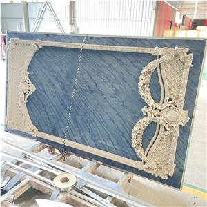 Azul Macaubas Quartzite Aluminium Composite Marble 3D Tiles