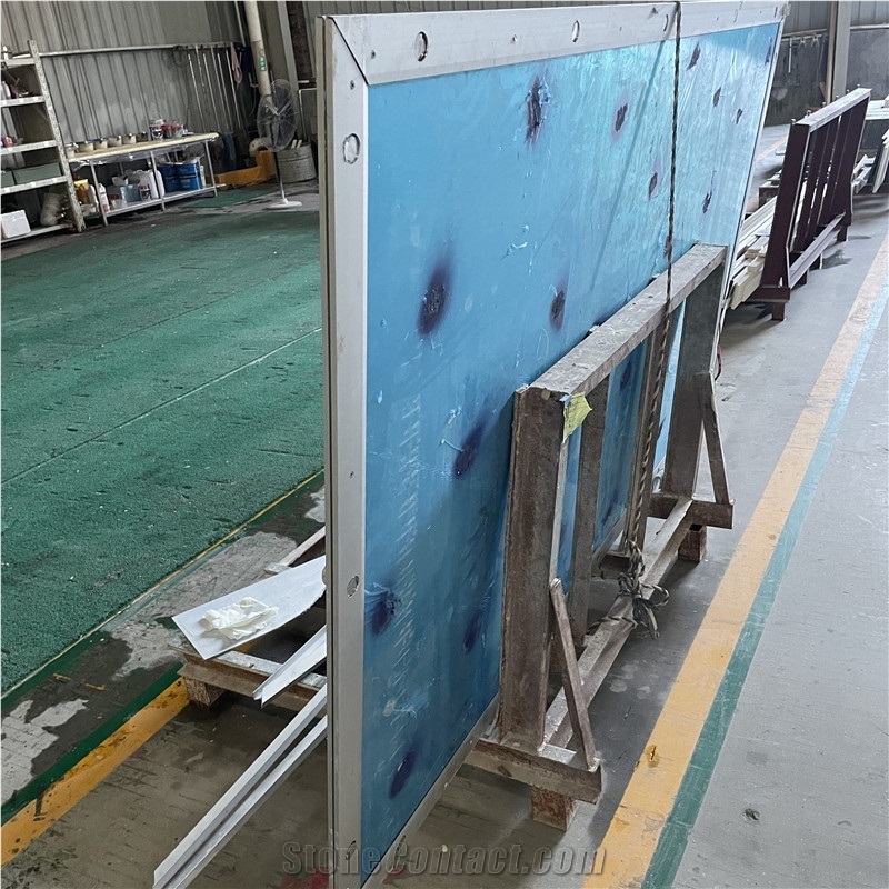 Azul Macaubas Quartzite Aluminium Composite Marble 3D Tiles