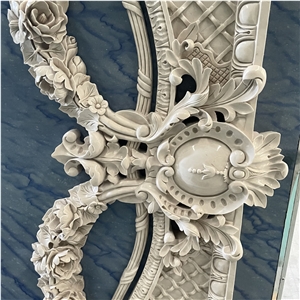Cnc Carving Wall Tiles Ultraman Beige Marble 