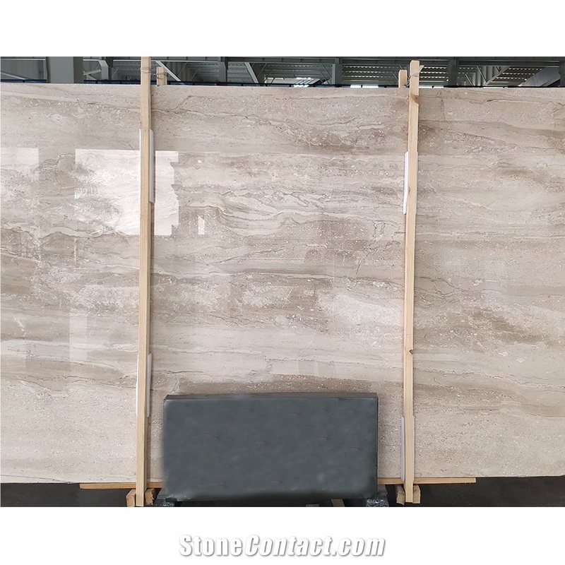Diano Royal Cream Beige Marble Slab For Home Deco