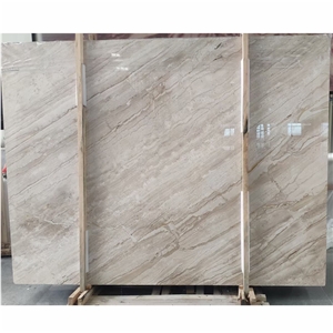 Diano Royal Cream Beige Marble Slab For Home Deco