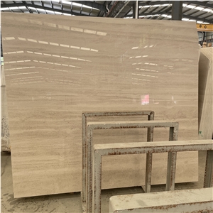  Serpeggiante France Moca Cream Wood Marble Slab