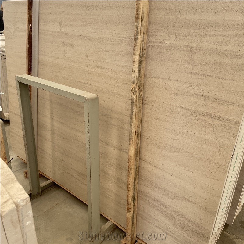  Serpeggiante France Moca Cream Wood Marble Slab