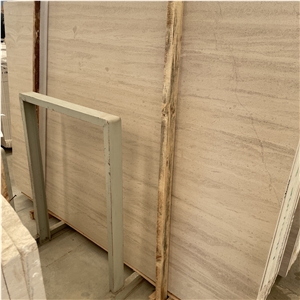  Serpeggiante France Moca Cream Wood Marble Slab