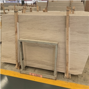  Serpeggiante France Moca Cream Wood Marble Slab