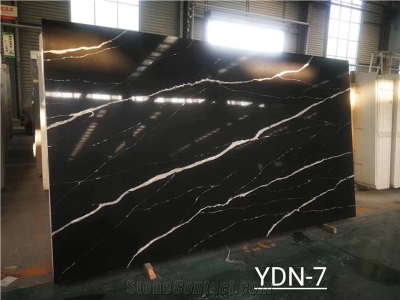Artificial Black Calacatta Quartz