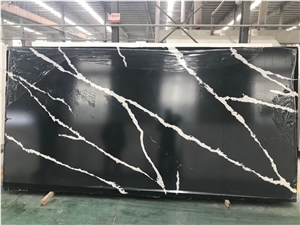Artificial Black Calacatta Quartz