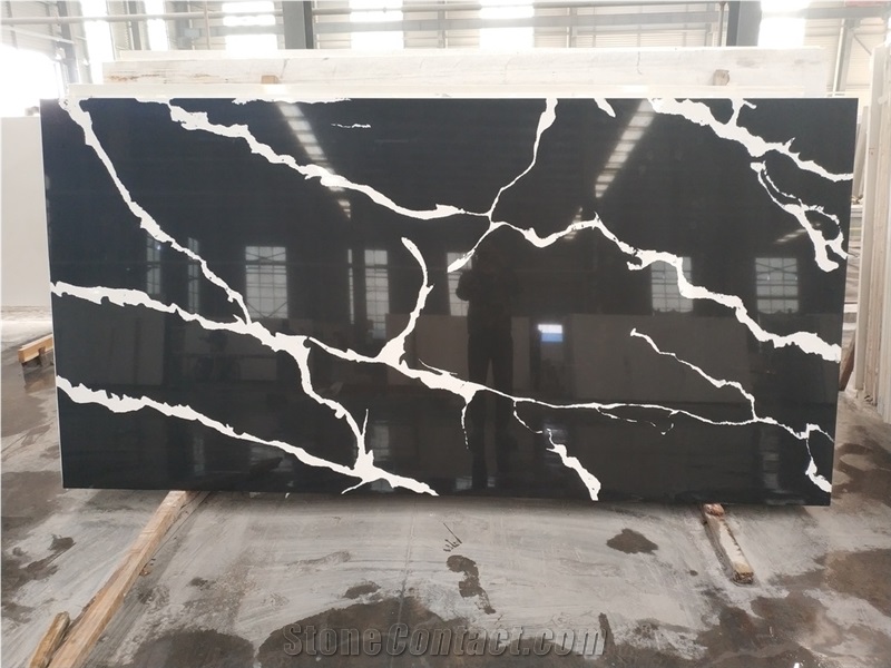 Artificial Black Calacatta Quartz