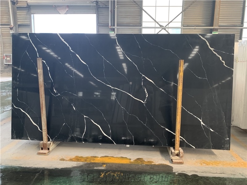 Artificial Black Calacatta Quartz