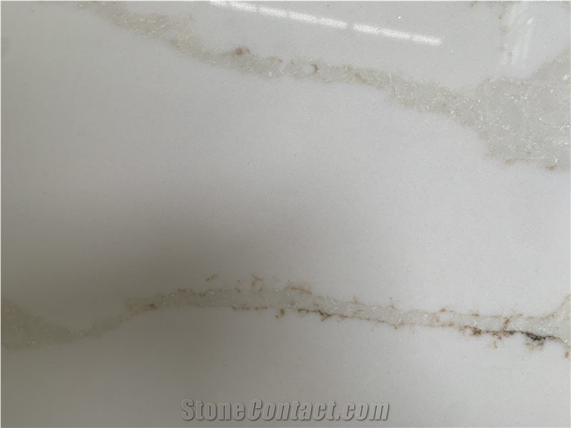 Artificial Calacatta Golden Quartz Slabs
