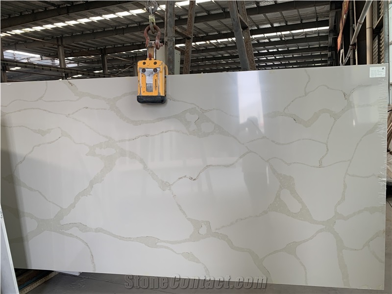 Artificial Calacatta Golden Quartz Slabs