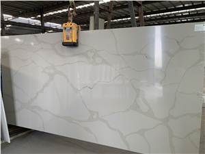 Artificial Calacatta Golden Quartz Slabs
