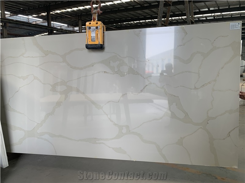 Artificial Calacatta Golden Quartz Slabs