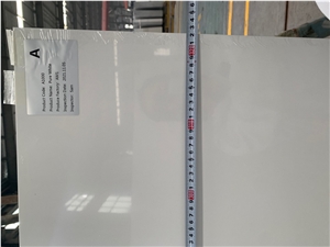 Artificial Pure White Quartz Slab