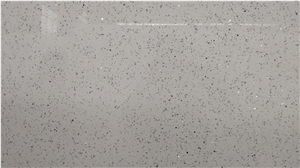 Artificial Quartz Slab Sparkle White Stone