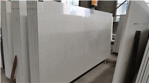 Artificial Quartz Slab Sparkle White Stone