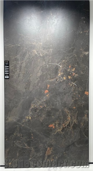 Black Marble Sintered Stone Slabs