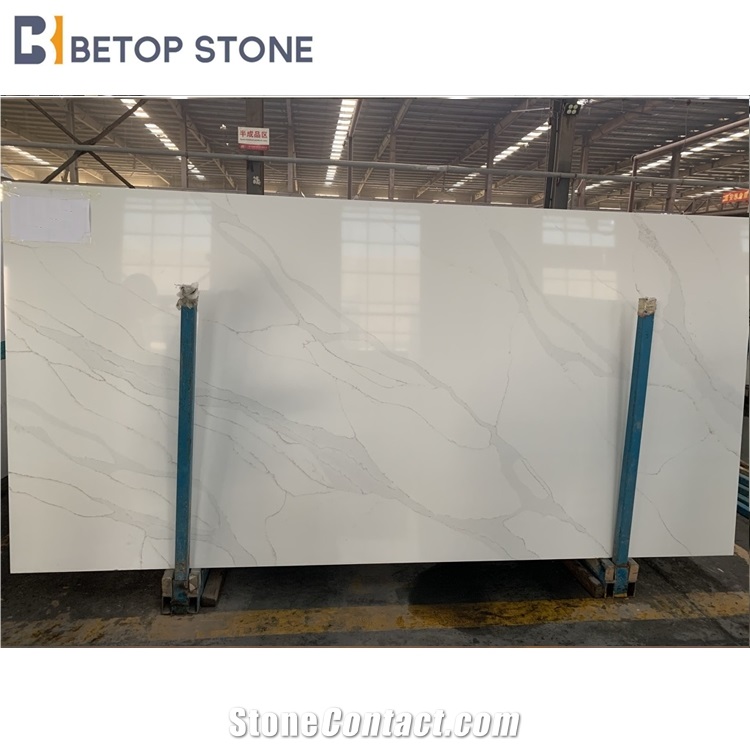 Factory Price New Calacatta Golden Quartz A1804C Slab&Tiles
