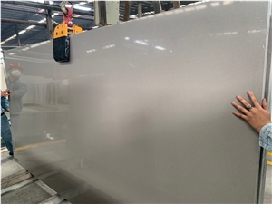 Grey Color Quartz Slabs Marble Looks