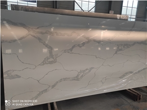 Hot Sale Calacatta Classic  A1801L Quartz Slab&Tiles